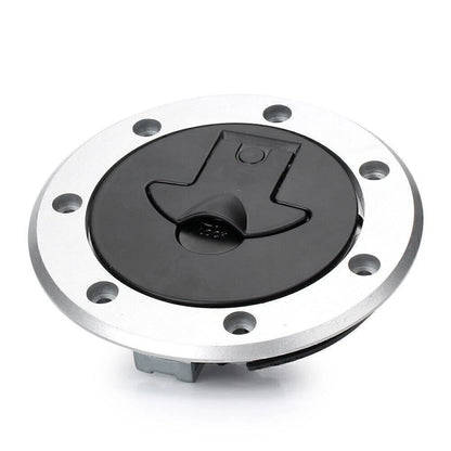 Fuel Gas Cap Cover Tank Lock Set w/ 2 Keys for Kawasaki Ninja ZX6R ZX9R