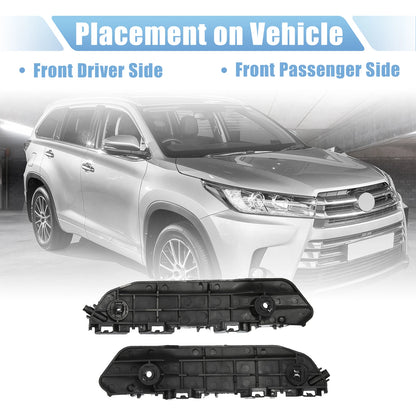 1 Pair Front Bumper Mounting Support Bracket 521450E030 for Toyota Highlander (2001–2007)