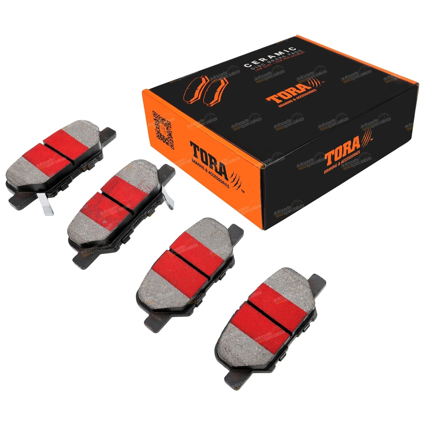 Rear Disc Brake Pad Set for Mazda 6 (2012–2016) with Mechanical Park Brake
