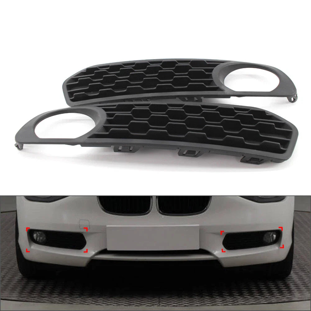 Front Fog Light Grilles for BMW 1-Series F20 F21 (2011-2015)