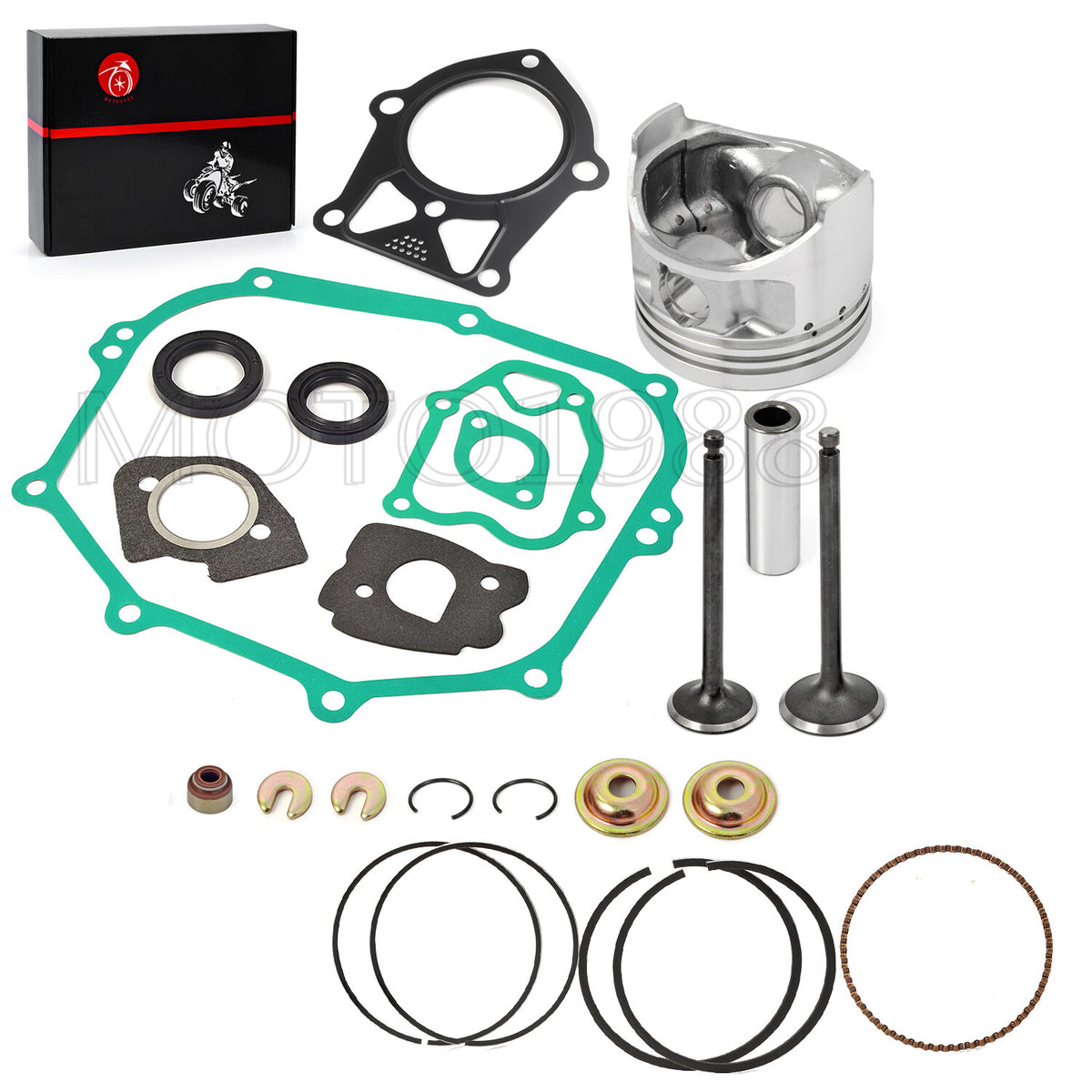 Piston Kit & Ring Gasket Seal for Yamaha Golf Cart G14 (1995–1996)