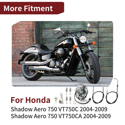 Carburetor Assembly for Honda Shadow Aero 750 VT750C (2004–2009) w/ Throttle Cable