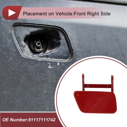 Bumper Headlight Washer Nozzle Cover Cap No. 51117111742 for BMW 525i (2004–2005)