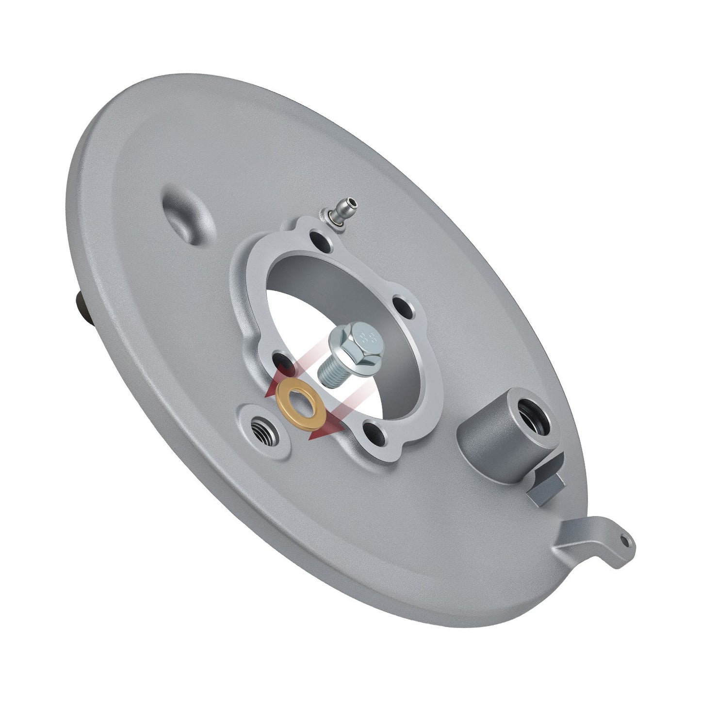 Rear Brake Drum Backing Plate for Yamaha Grizzly 600 (1998–2001)