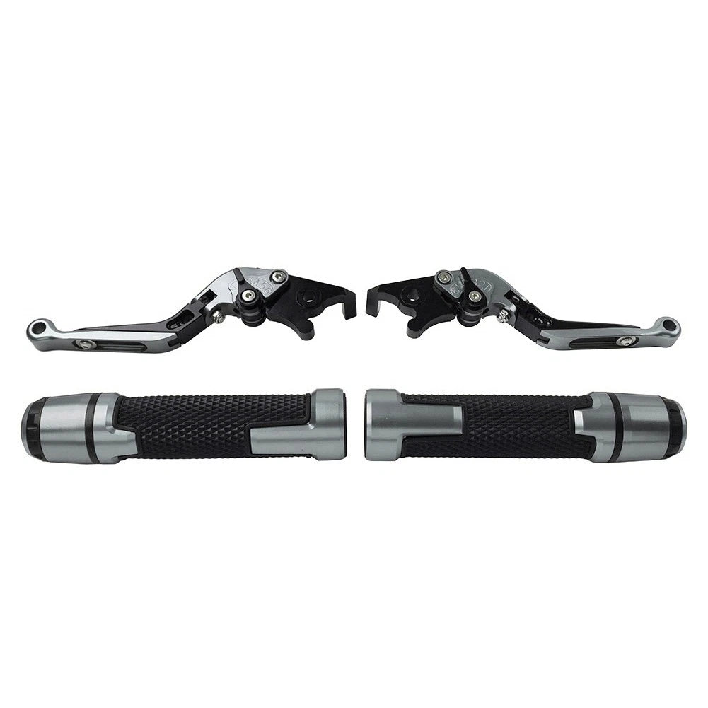 Adjustable Brake Clutch Lever Handlebar Grips for Kawasaki ZX6R ZX10R (2000–2023)