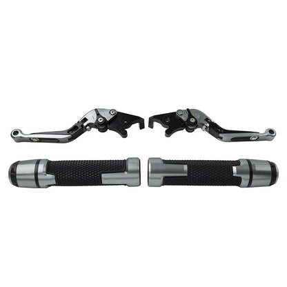 Adjustable Brake Clutch Lever Handlebar Grips for Kawasaki ZX6R ZX10R (2000–2023)