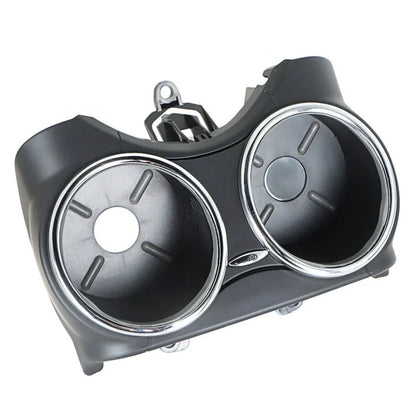 Dual Cup Holder Bracket Black for Mercedes-Benz CLS350 CLS550 CLS500 (2005-2010)
