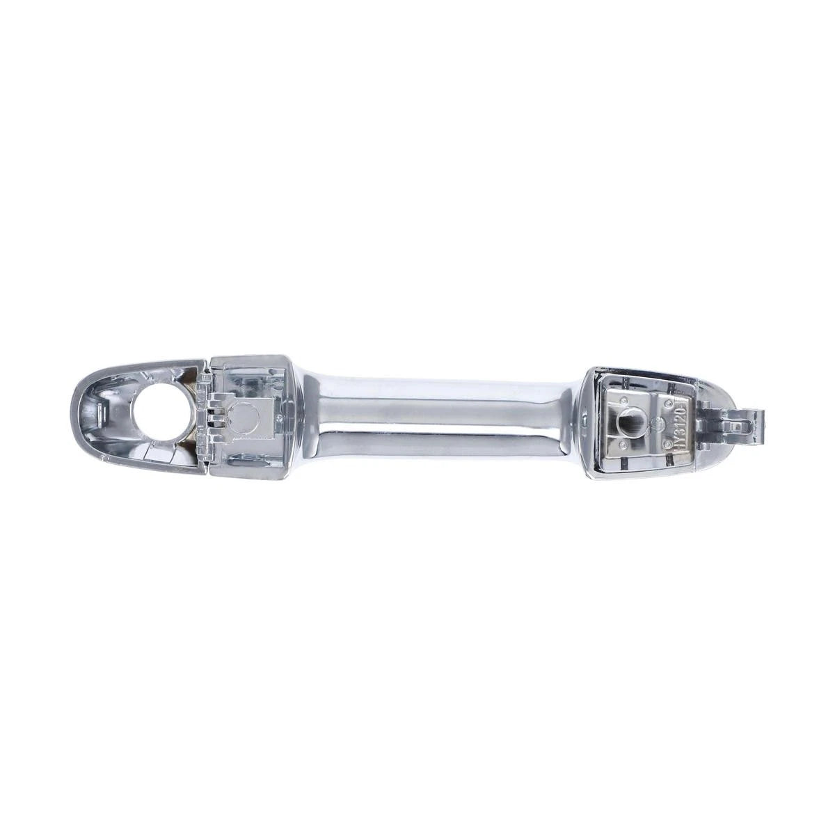 Chrome Front Right Outer Door Handle with Keyhole for Hyundai i20 (2009–2015)