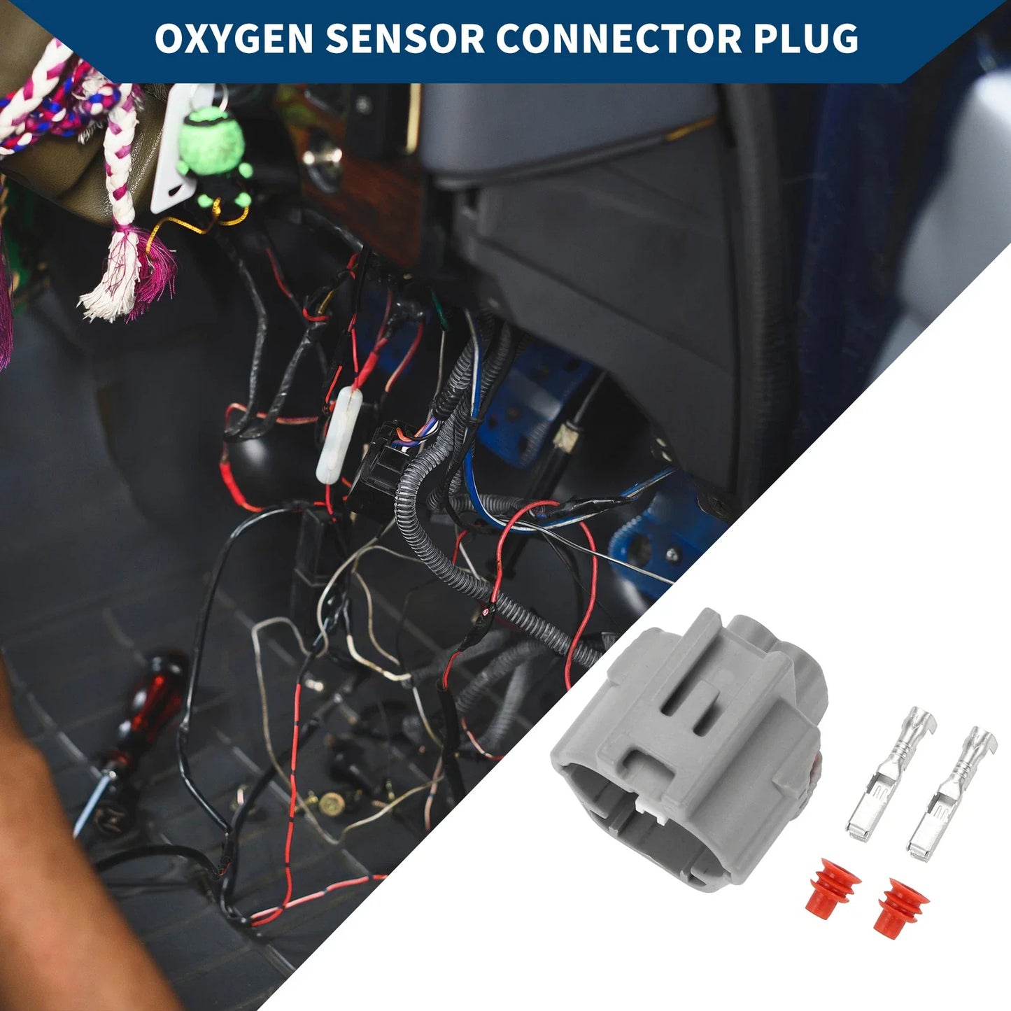 Oxygen Sensor Connector Plug for Honda Accord  - 2 x Female Terminals