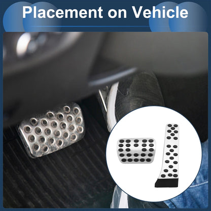 2 Pcs Automatic Foot Accelerator Pedal Covers for Universal Fit (2010–2023)
