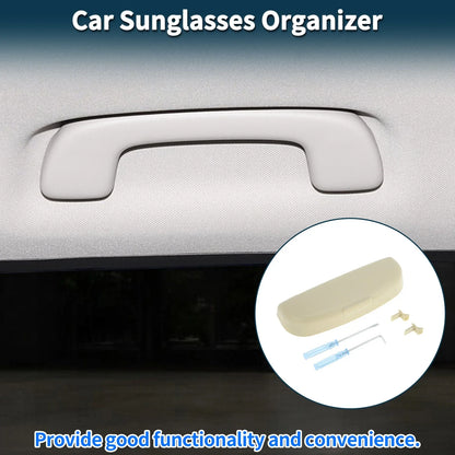 Sunglasses Case for Mercedes-Benz GLA Eyeglasses Holder Storage Box Beige