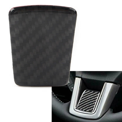 Carbon Fiber Steering Wheel Cover Trim for Subaru Forester (2013–2018)