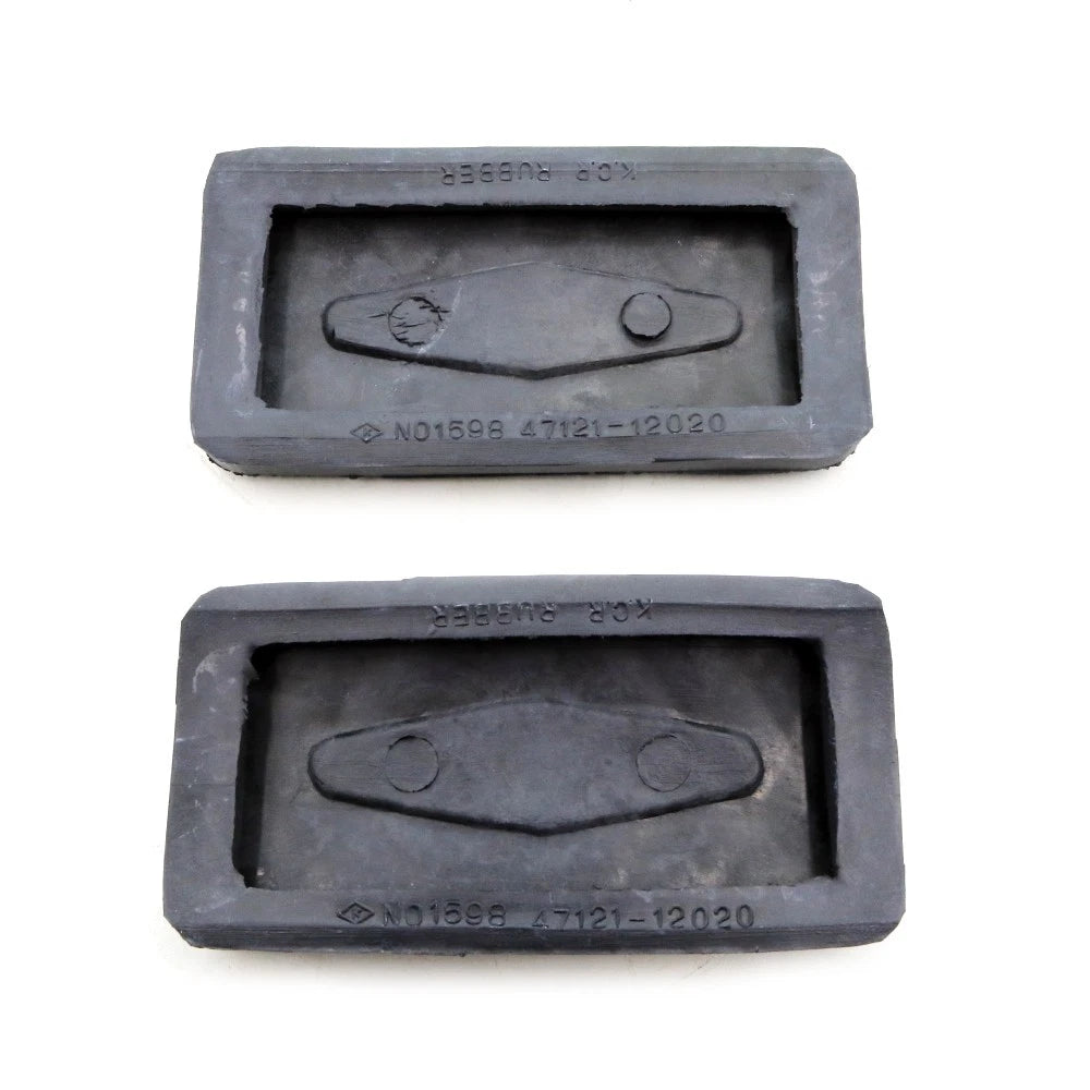 Set of 2 Brake Clutch Pedal Pads for Toyota Starlet (1996–1999) Rubber
