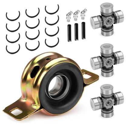 Propeller Shaft Bearing Carrier & U-joint for Polaris RZR XP 900 1000 (2011–2020)