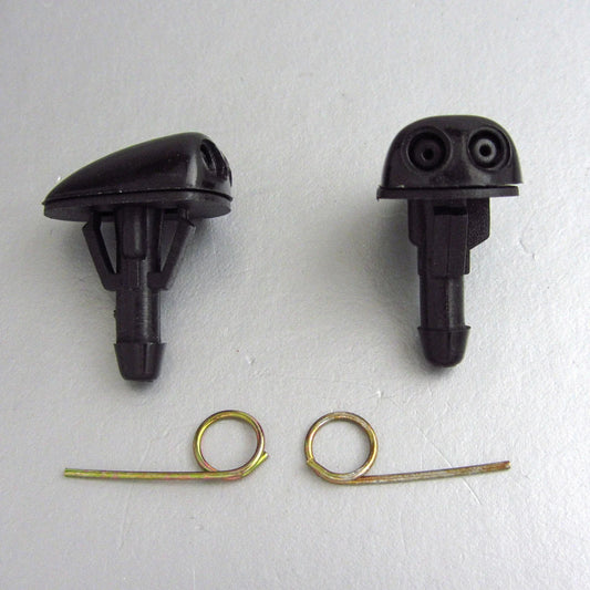 2 x Windshield Washer Nozzles for 85-98 Ford Courier, Mazda Bravo, B2000, 323