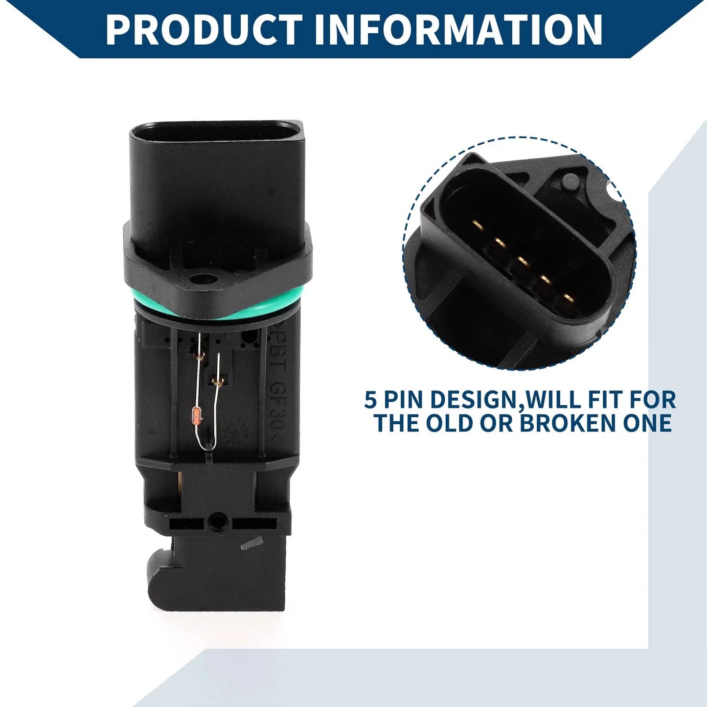 Mass Air Flow Sensor for Porsche Cayenne 2003-2006 V8 4.5L (2003-2006)