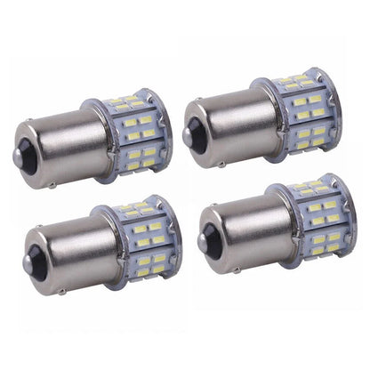 4 x 1156 LED White Turn Brake Tail Indicator Bulbs for Car (No Year Specified)