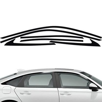 2 x Window Chrome Delete Cover Decal for Honda Civic Sedan (2022–2023)