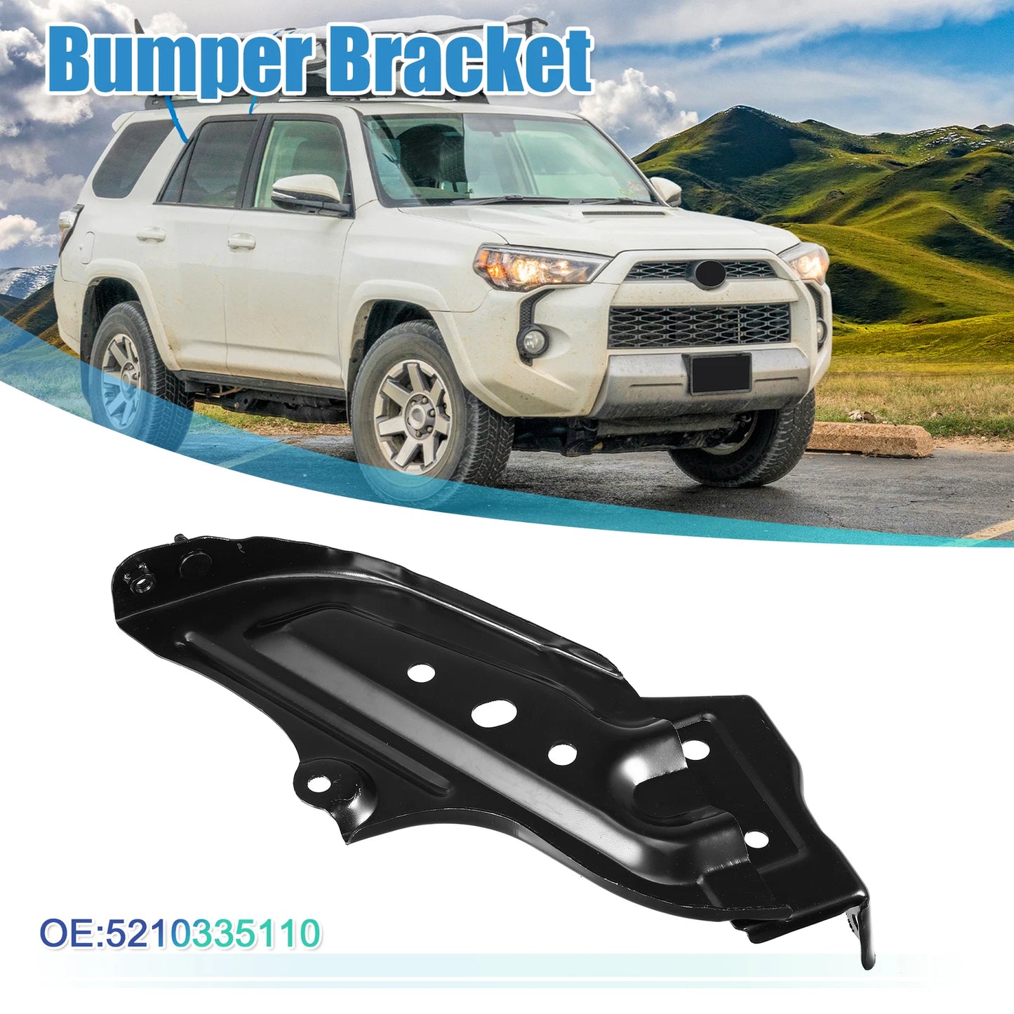 Right Side Front Bumper Bracket for Toyota 4Runner (2014–2020) NO.5210335110