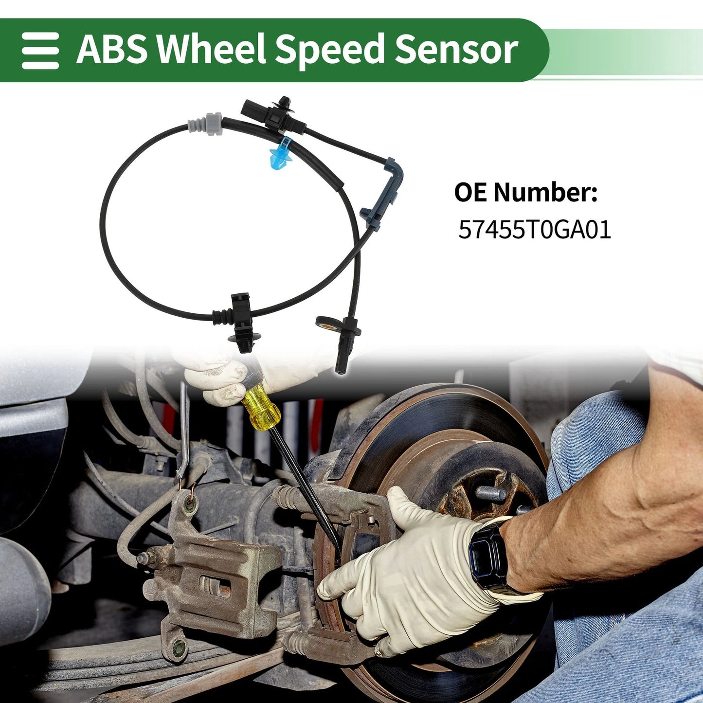 ABS Wheel Speed Sensor for Honda CR-V (2012–2016) - 57455T0GA01
