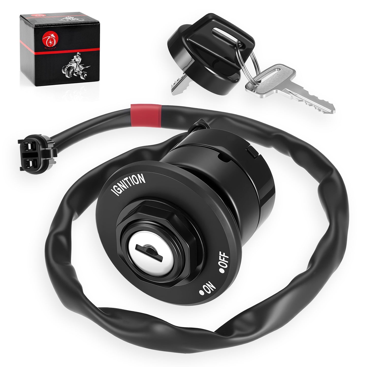 Ignition Switch Assembly with 2 Keys for Yamaha TTR50E (2006–2024)