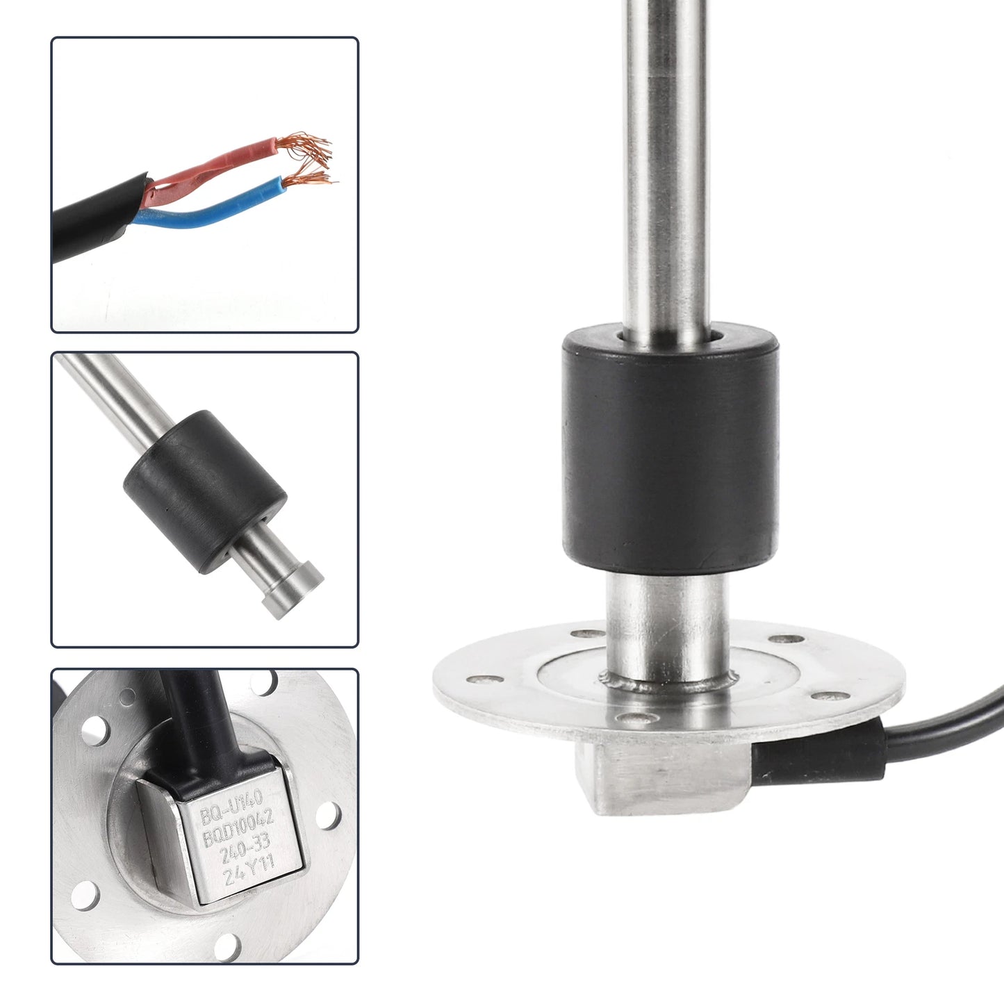 Fuel Sending Unit and Gauge Kit 240-33 Ohm for Boat Truck Vehicle