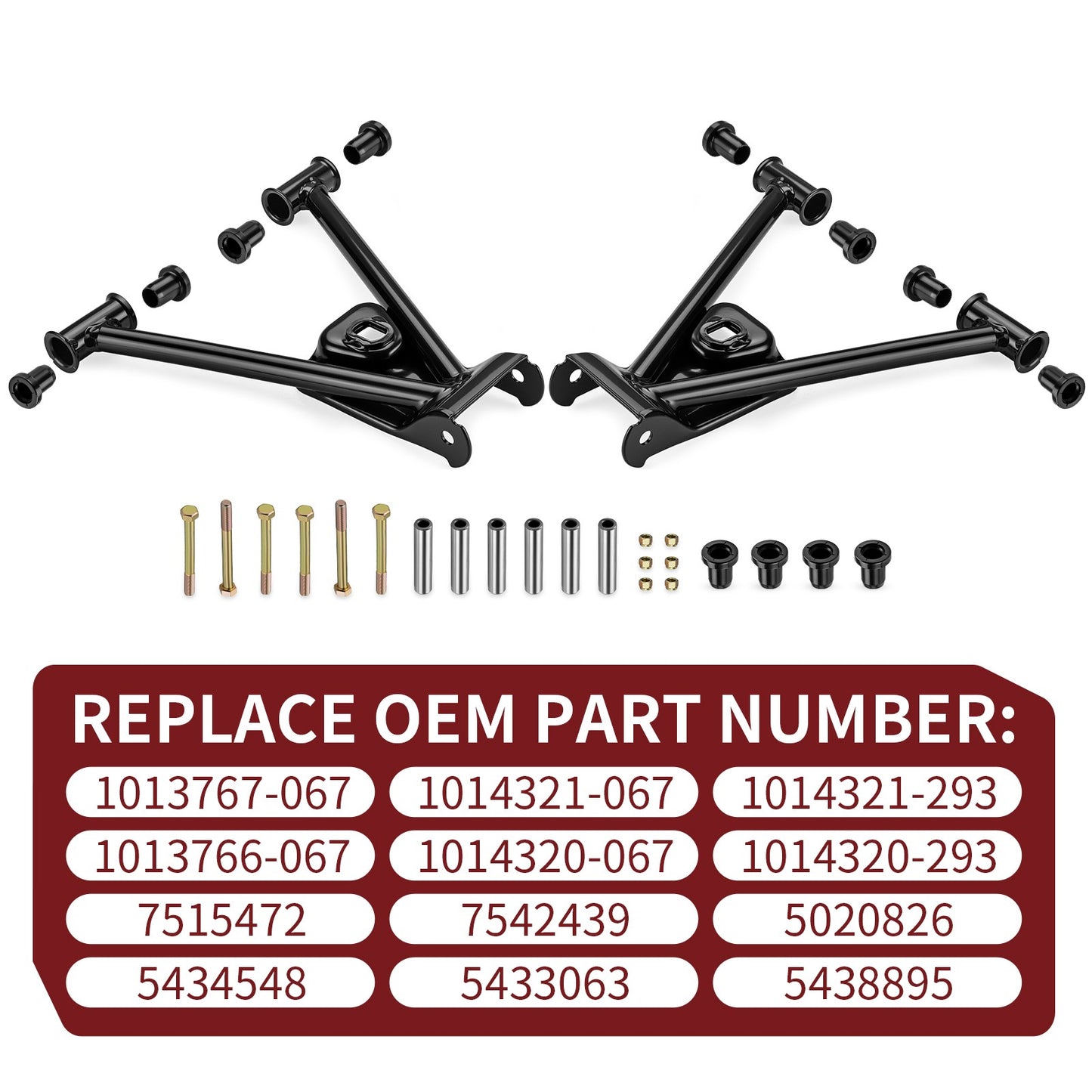 A-Arm Set for Polaris Sportsman 400 450 500 570 600 700 800 (2000–2023)