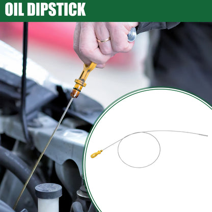 Engine Oil Level Indicator Dipstick for Chevrolet Express (2003–2014) Black