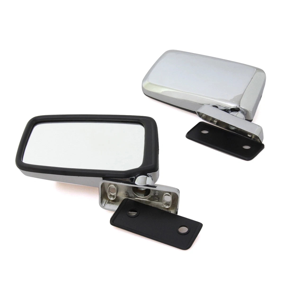 Chrome Door Mirror Pair for Toyota Celica Corolla Corona Datsun 620 Subaru Leone