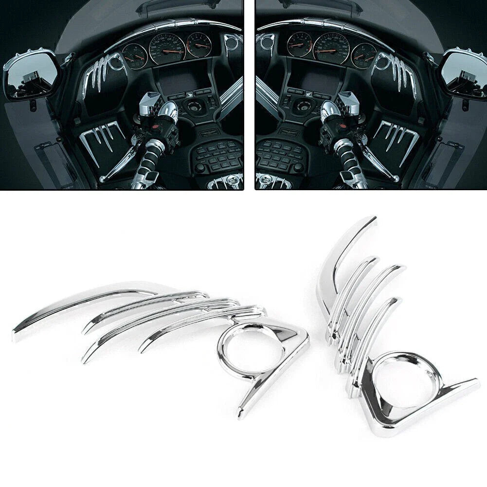 Chrome Front Speaker Trim for Honda GL1800 & F6B (2006-2017)