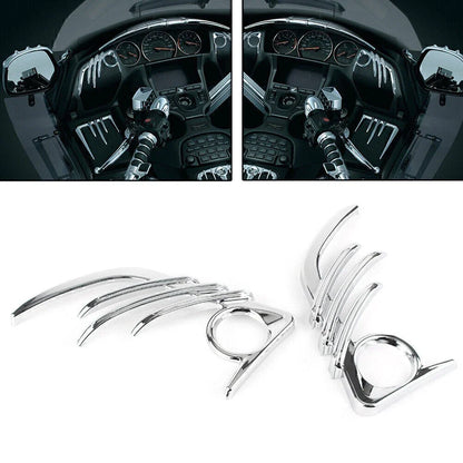 Chrome Front Speaker Trim for Honda GL1800 & F6B (2006-2017)