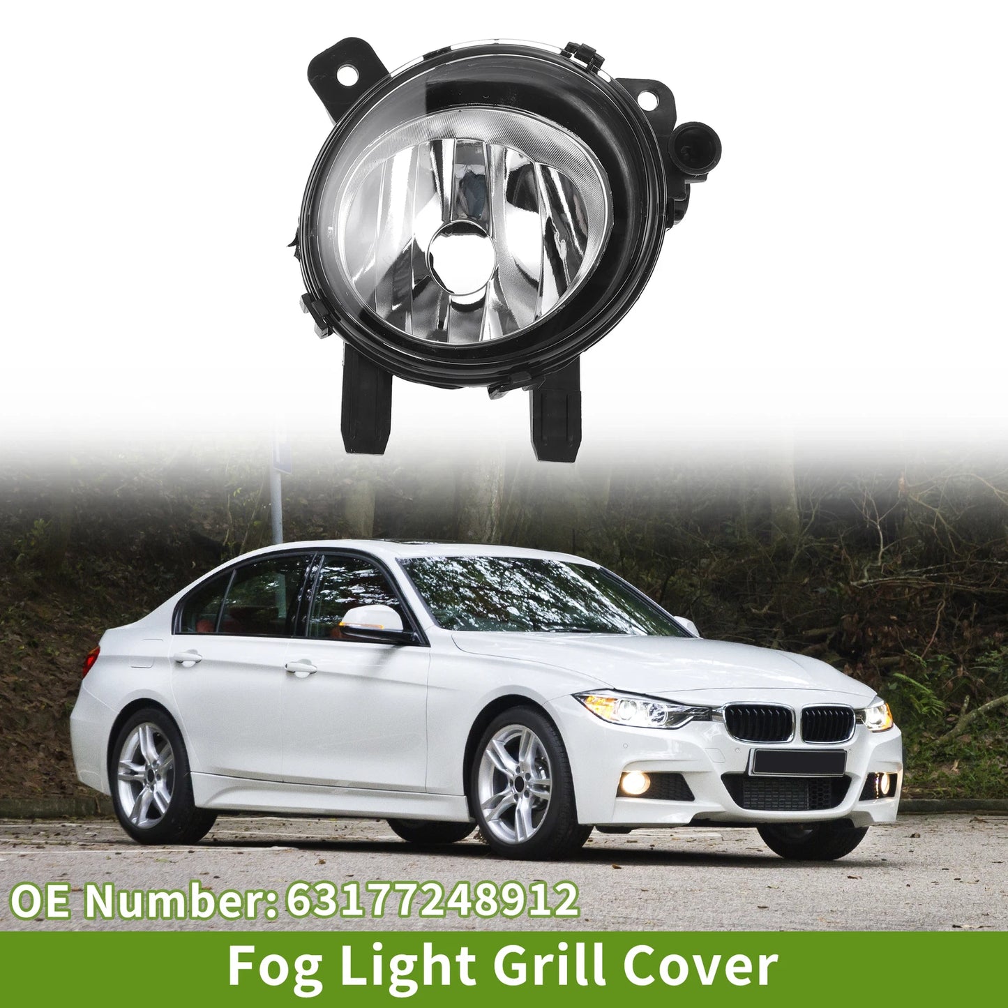 1 Pc Right Fog Light Grill for BMW 3 Series (2012–2015) No. 63177248912