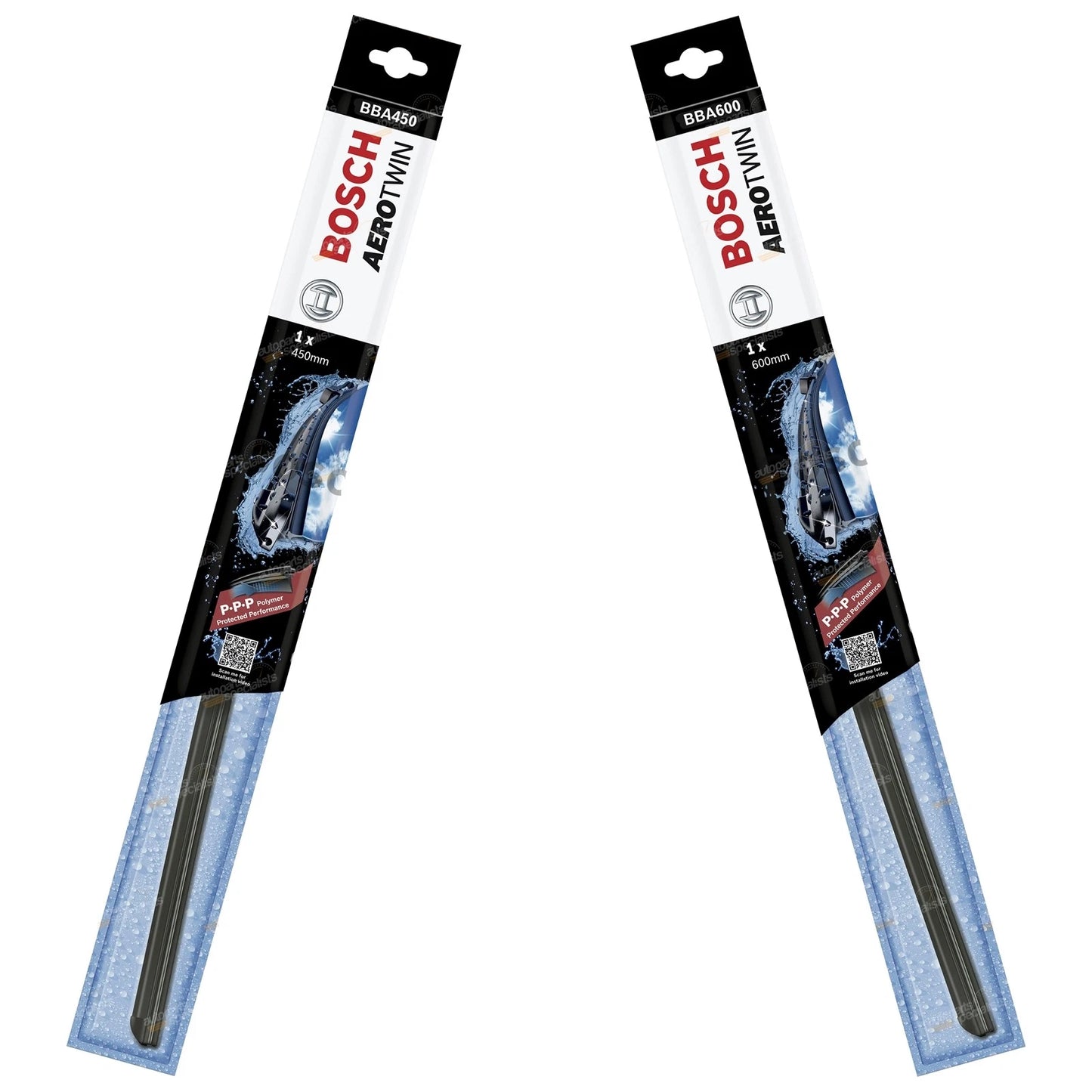 Front Pair Wiper Blades for Nissan Navara D40 (2005–2009)