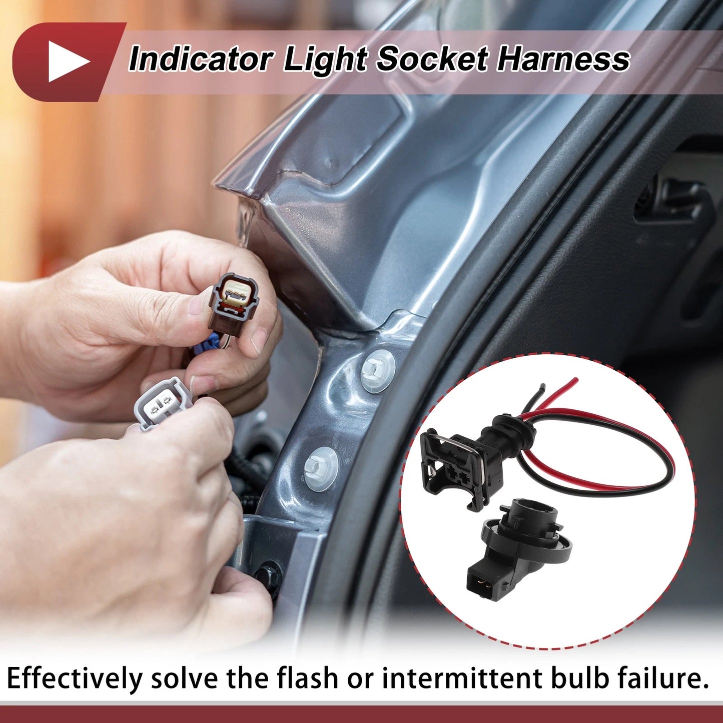 Indicator Light Socket Wiring for Renault Trucks Kerax 300 (1997–2005) No.5001834564
