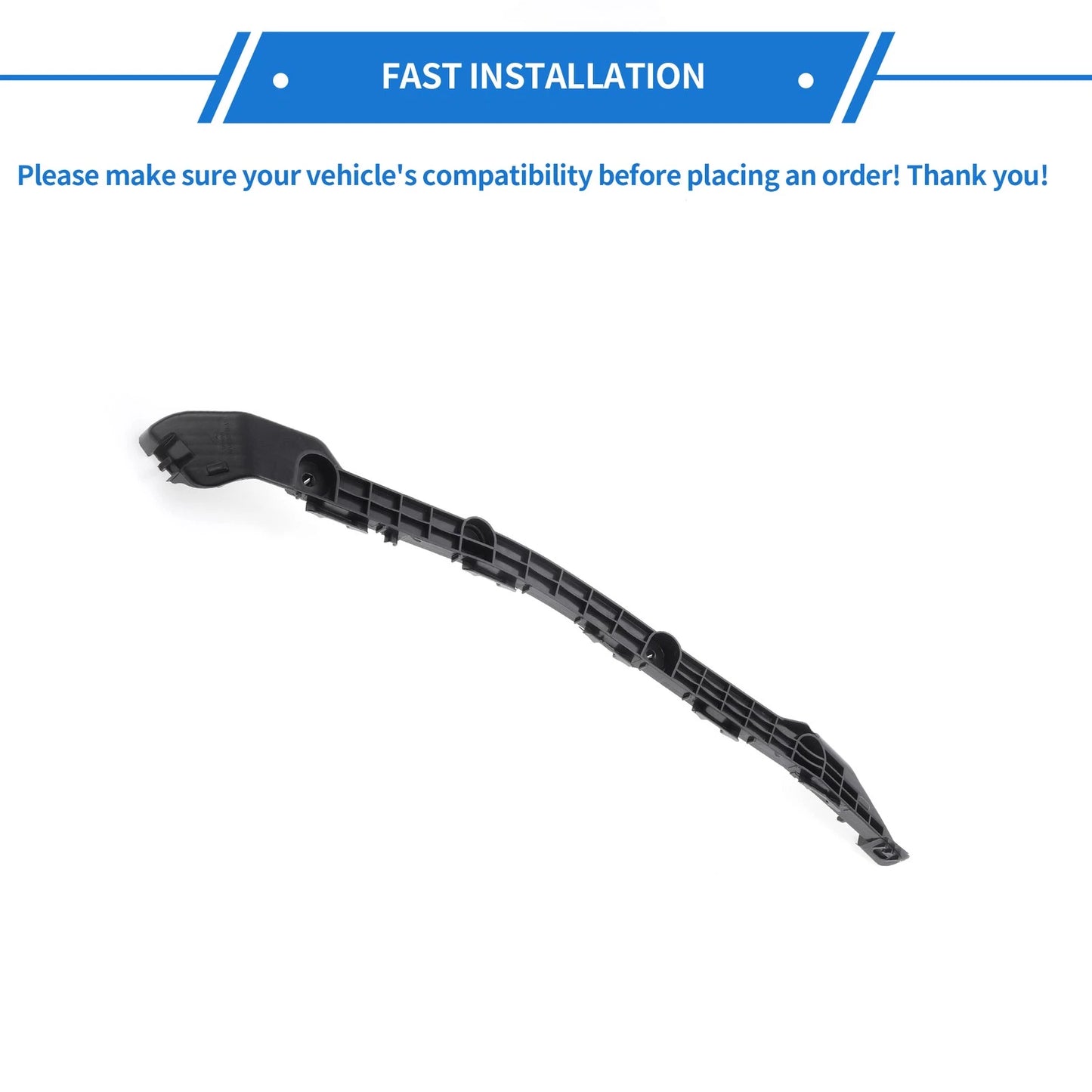 Left Rear Bumper Retainer Bracket No. 5257602110 for Toyota Corolla (2014–2019)