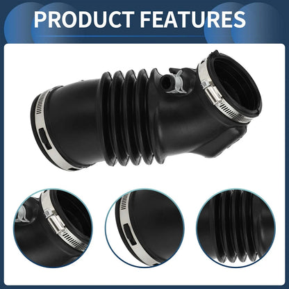 Intake Hose Tube with Clamps for Honda Odyssey (2011-2017) - Black, 1 Pc