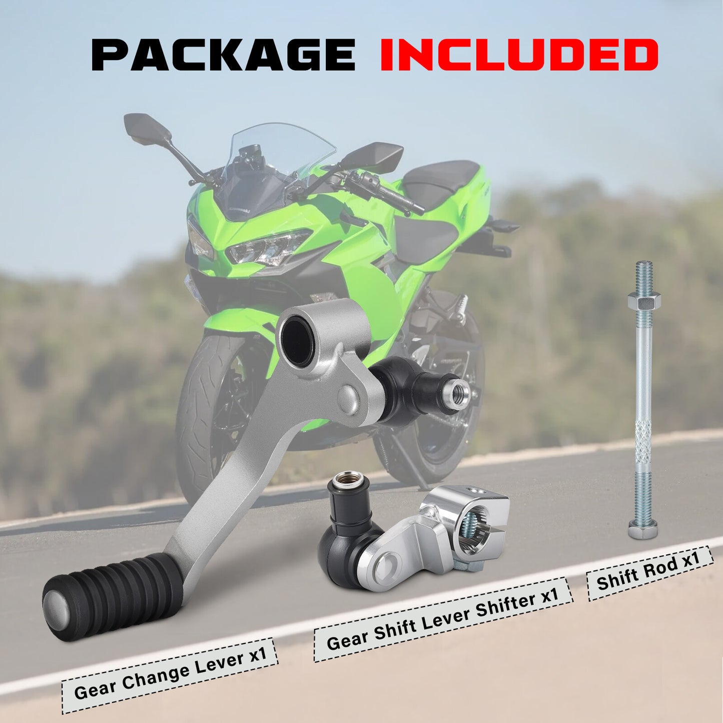 Gear Shift Lever for Kawasaki Ninja 300 (2013–2017)
