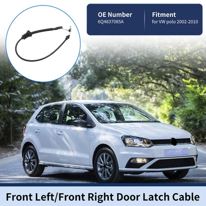 Door Latch Cable No.6Q4837085A for VW Polo (2002–2010) Front