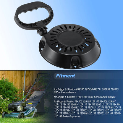 Recoil Starter for Briggs & Stratton Lawn Mowers (699335, 797430)