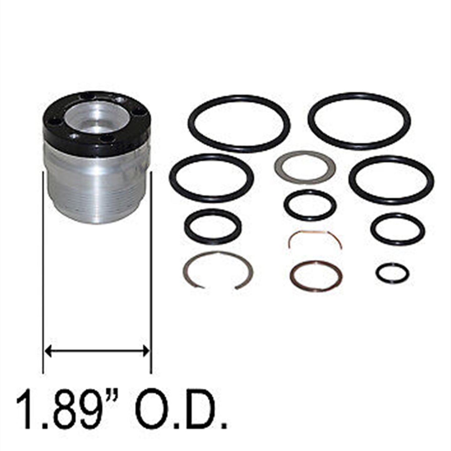 Cylinder End Cap and Seal Kit for Mercruiser Alpha One Gen II (1991–1997)