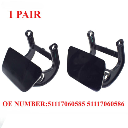 1 Pair Headlight Washer Nozzle Cover Cap for BMW E60 E61 (2005–2010)