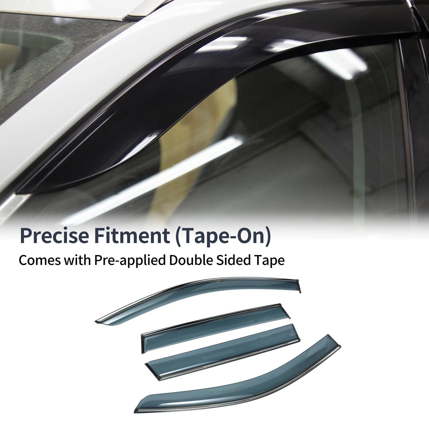 Set of 4 Window Deflectors for Toyota Corolla Cross (2022–2024)
