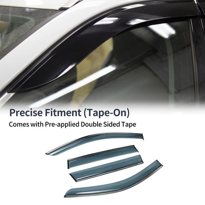 Set of 4 Window Deflectors for Toyota Corolla Cross (2022–2024)