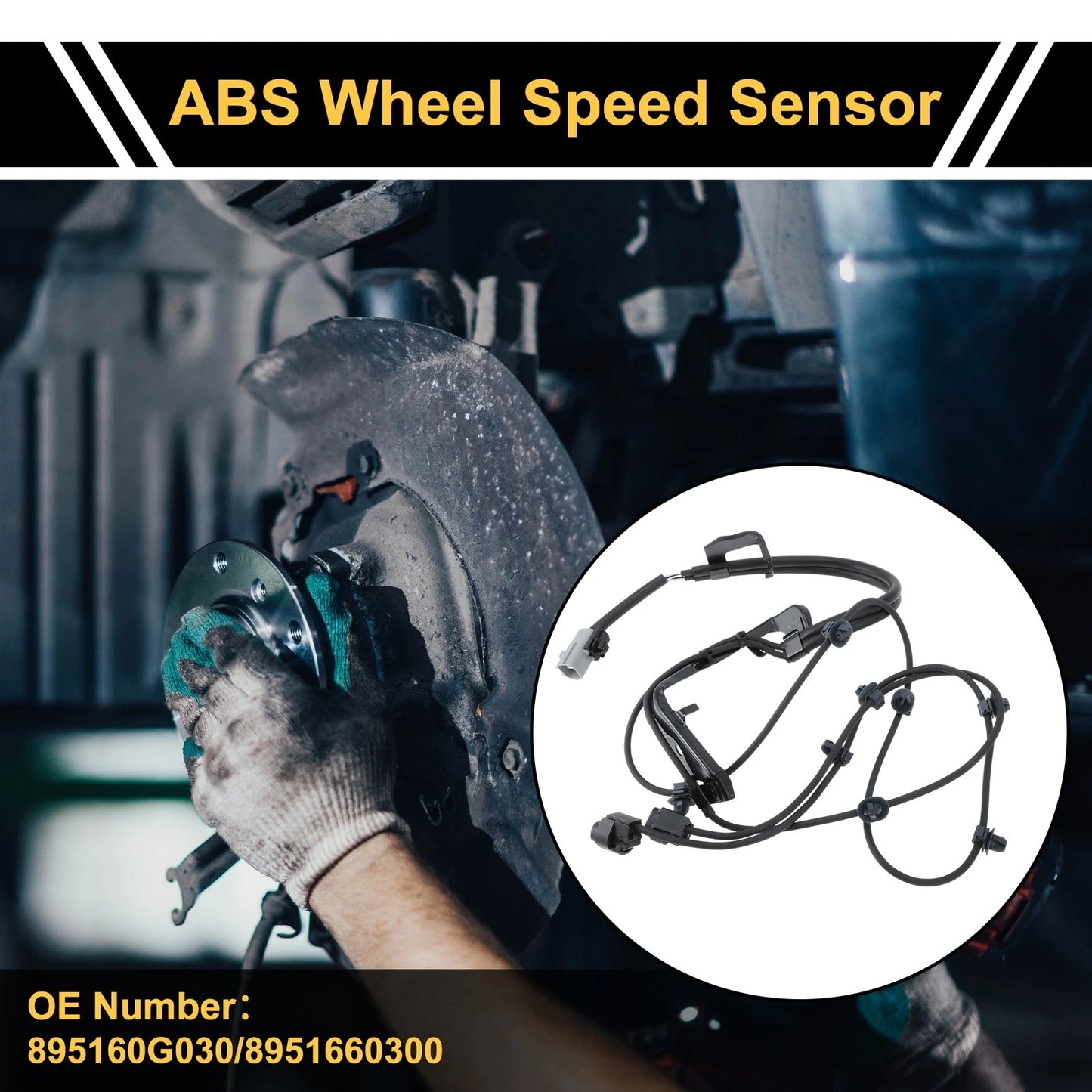 ABS Wheel Speed Sensor No. 895160G030 for Toyota 4Runner (2010–2021)