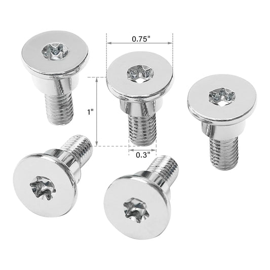 5 x Front Disk Brake Rotor Bolts for Harley Electra Road King Glide (2014-2023)