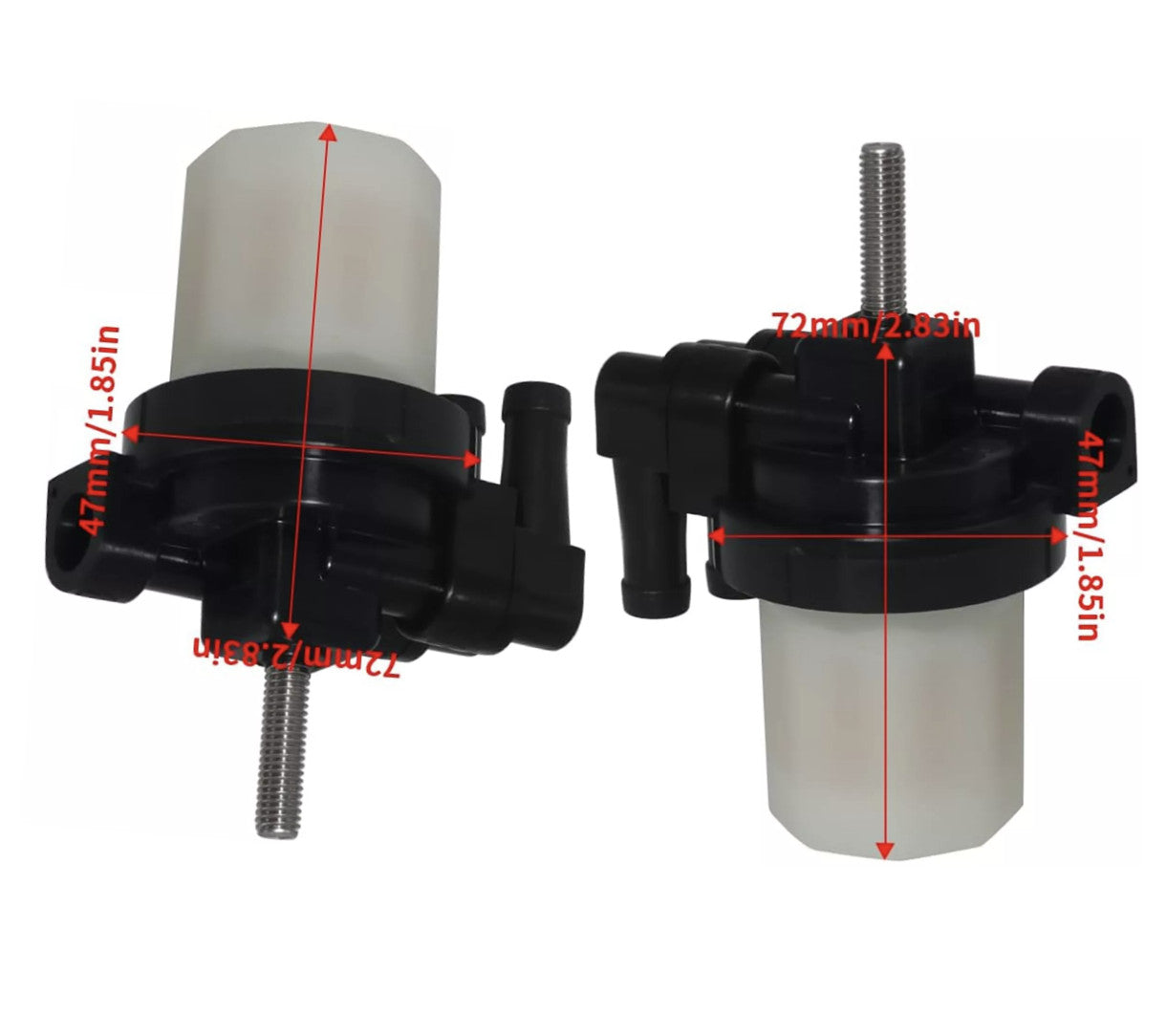 2 Fuel Filter Assemblies for Mercury 30HP 40HP 50HP 60HP