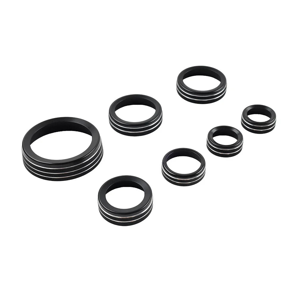 Center Console AC Control Knob Trim Ring for Ford Bronco Sport (2021-2024)
