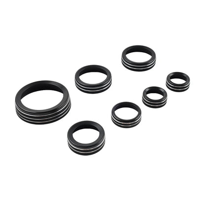 Center Console AC Control Knob Trim Ring for Ford Bronco Sport (2021-2024)