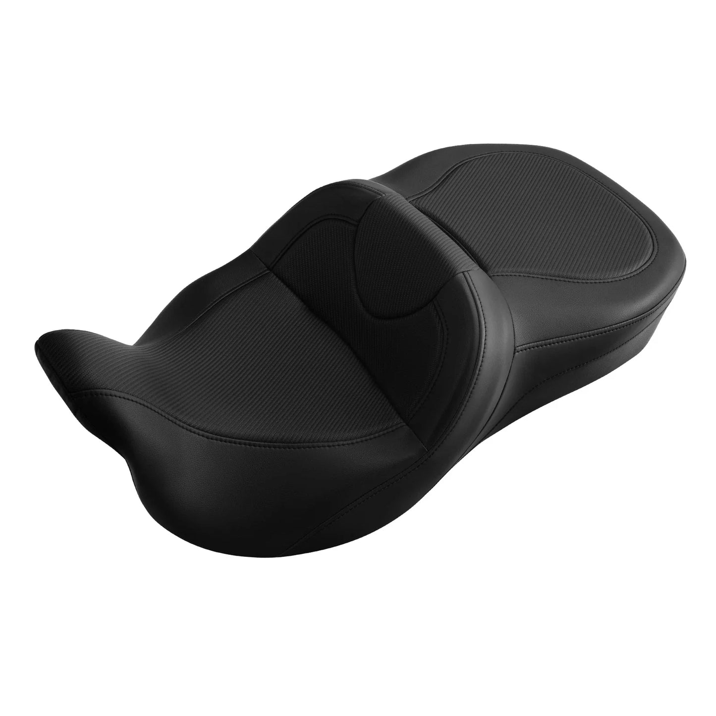 Black Driver Passenger Seat for Harley Touring Road Glide (2009-2023)