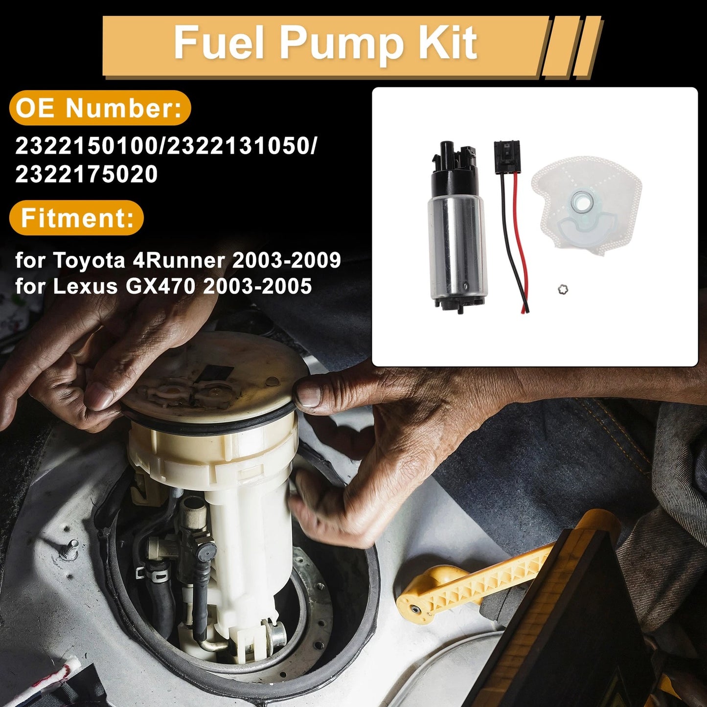 Fuel Pump for Toyota 4Runner (2003–2009) Metal No. 2322150100